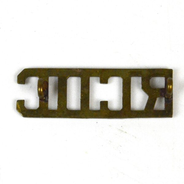 Royal Canadian Dental Corps (RCDC) Brass Shoulder Title - Image 2