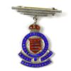 Royal Army Ordnance Corps (RAOC) Sweetheart Broach, Sterling Silver and Enamel