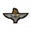 Parachute Regiment Bullion Embroidered Blazer Badge, Queen's Crown