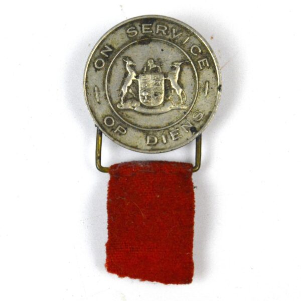 South African "On Service/Op Diens" Badge