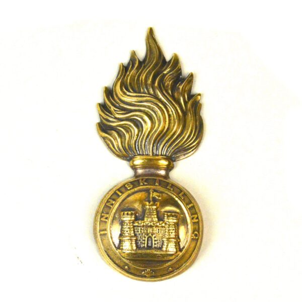 Royal Inniskilling Fusiliers Fur Cap Badge