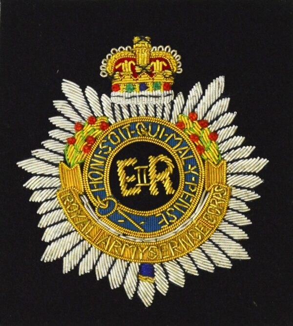 Royal Army Service Corps (RASC) Embroidered Blazer Badge