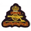 Royal Artillery Embroidered Blazer Badge, Queen's Crown