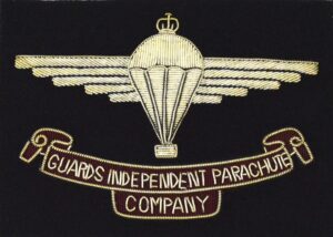 Guards Independent Parachute Company Embroidered Blazer Badge