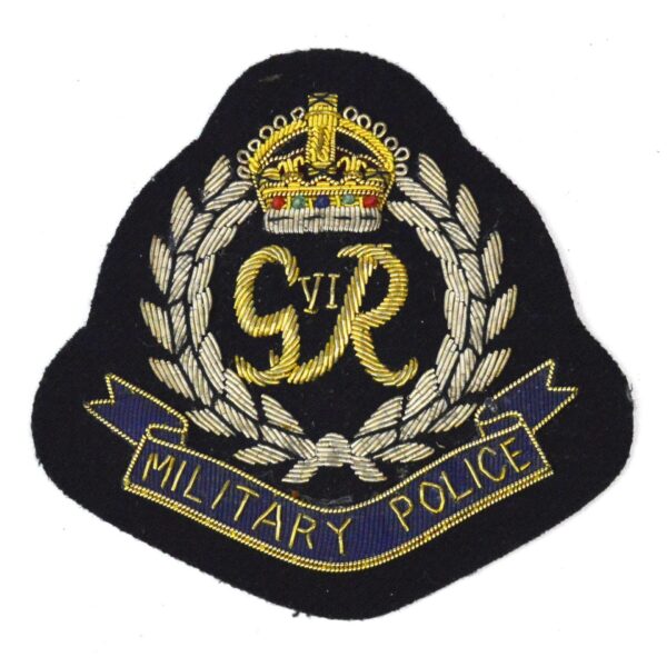 Military Police Embroidered Blazer Badge, GRVI