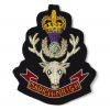 The Highlanders Embroidered Blazer Badge