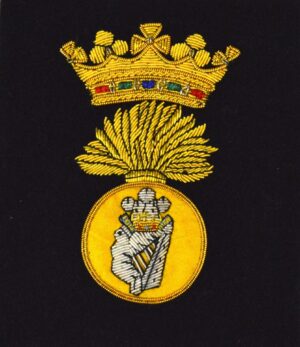 Royal Irish Fusiliers Embroidered Blazer Badge