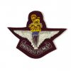 Parachute Regiment Bullion Embroidered Blazer Badge, Queen's Crown