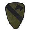 US 1st Cavalry Division Embroidered Patch, Subdued