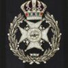 Rifle Brigade Embroidered Blazer Badge, King's Crown