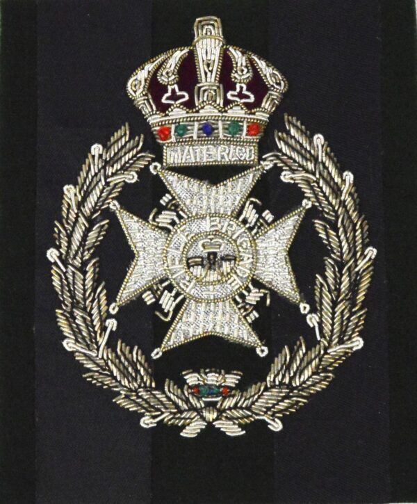 Rifle Brigade Embroidered Blazer Badge, King's Crown
