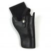 Black Leather 4" Revolver Holster