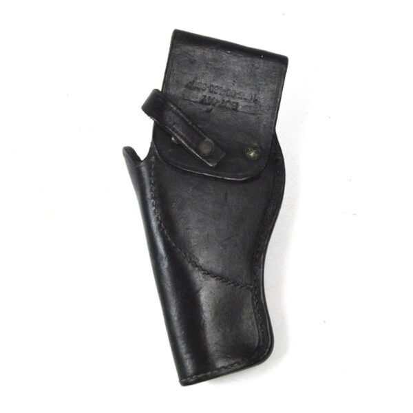 Black Leather 4" Revolver Holster - Image 2