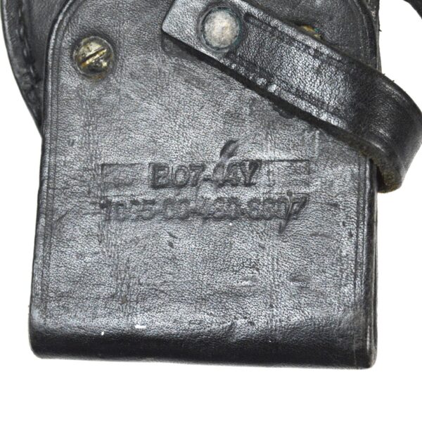 Black Leather 4" Revolver Holster - Image 4
