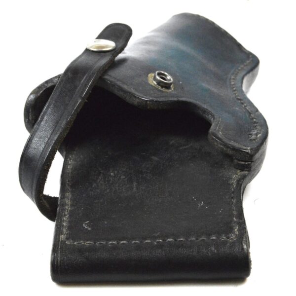 Black Leather 4" Revolver Holster - Image 3