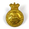 5th Dragoon Guards (1898-1906 Pattern) Cap Badge, Gilding Metal Restrike