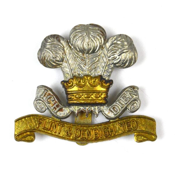 Flint and Denbigh Yeomanry Cap Badge, Bimetal Restrike