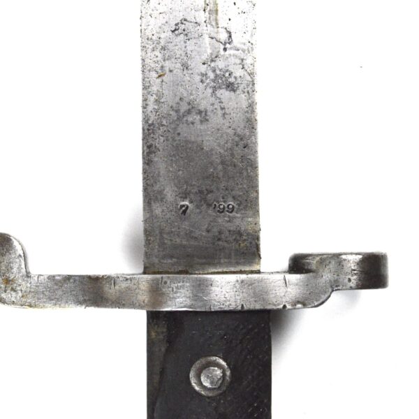 British Martini-Henry Pat 1887 Mk. III Bayonet w/ Steel Mounted Scabbard - Image 2