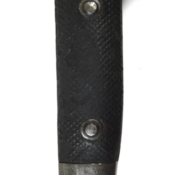 British Martini-Henry Pat 1887 Mk. III Bayonet w/ Steel Mounted Scabbard - Image 9