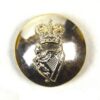 Irish Guards Tunic Button (26mm), Queen's Crown, Anodised