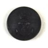 Royal Navy Black Bakelite/Horn Button (21mm), King's Crown
