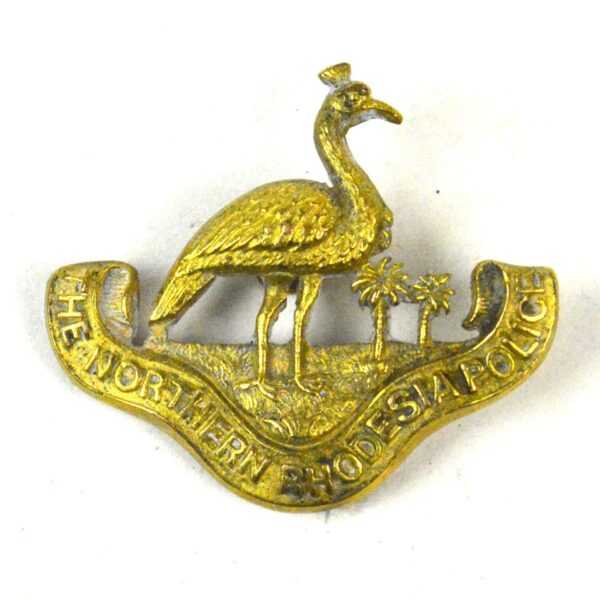 Northern Rhodesia Police Gilt Collar Badge