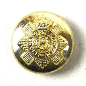 Scots Guards Anodised Button (14mm), King's Crown