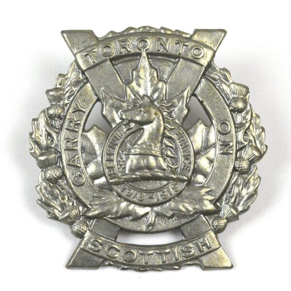Toronto Scottish Glengarry Badge, Restrike