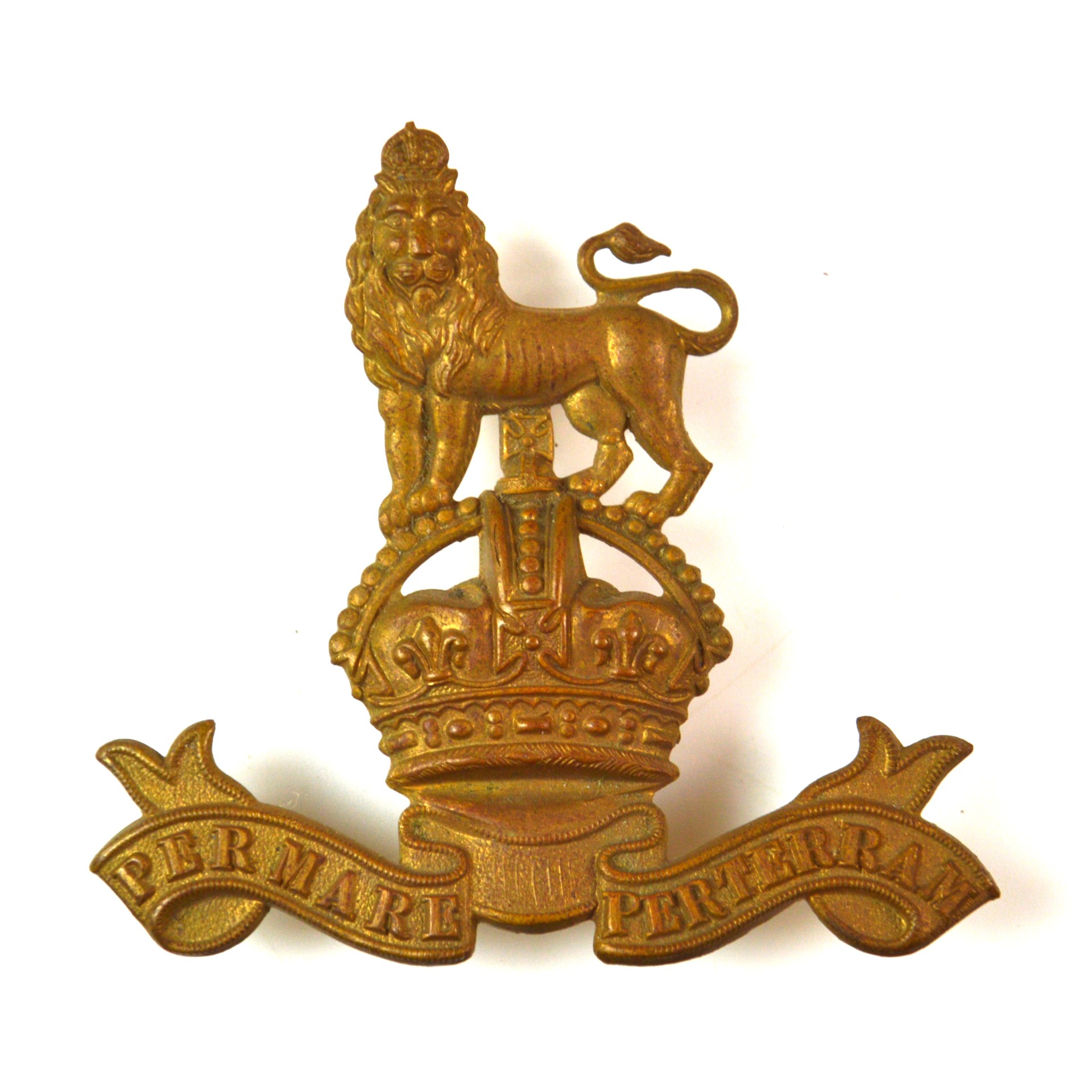 Royal Marine Band Pouch Badge, King's Crown, Restrike