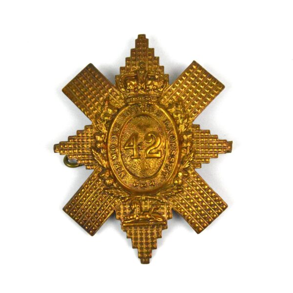 42nd Regiment (Royal Highlanders, Black Watch) Glengarry Badge, Victorian Crown