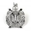 King's Own Scottish Borderers Anodised Cap Badge, Queen's Crown