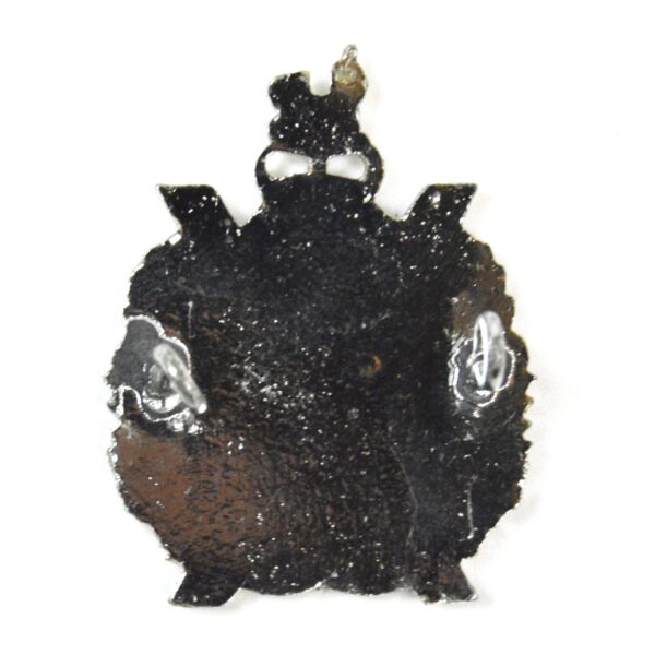 King's Own Scottish Borderers Anodised Cap Badge, Queen's Crown - Image 2