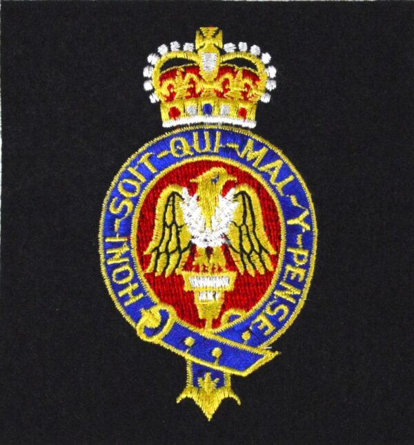 The Blues and Royals Embroidered Blazer Badge
