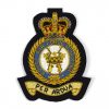 Royal Air Force Regiment Embroidered Blazer Badge, Queen's Crown
