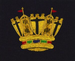 Merchant Navy Embroidered Blazer Badge