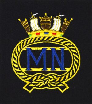 Merchant Navy Embroidered Blazer Badge