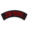 Royal Marines Band Service Numbered Cloth Shoulder Title