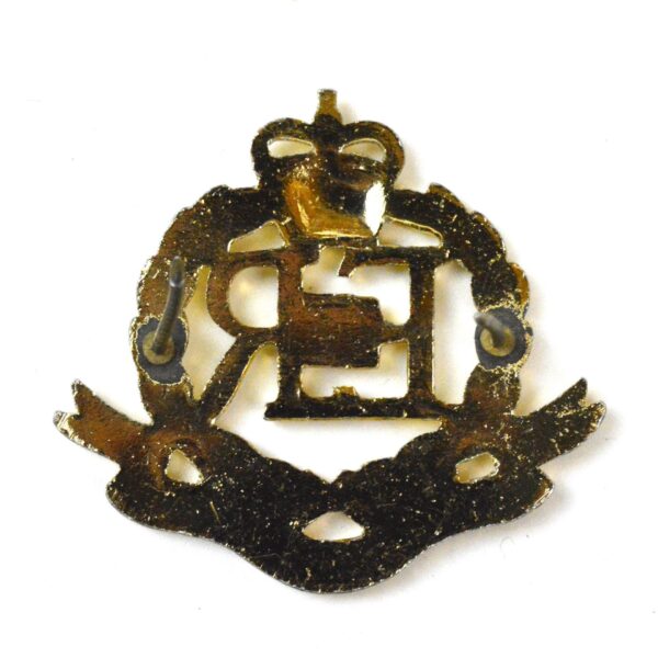 Royal New Zealand Provost Corps Queen's Crown Cap Badge, Anodised - Image 2