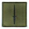 Royal Marines Commando Embroidered Sleeve Patch, Subdued