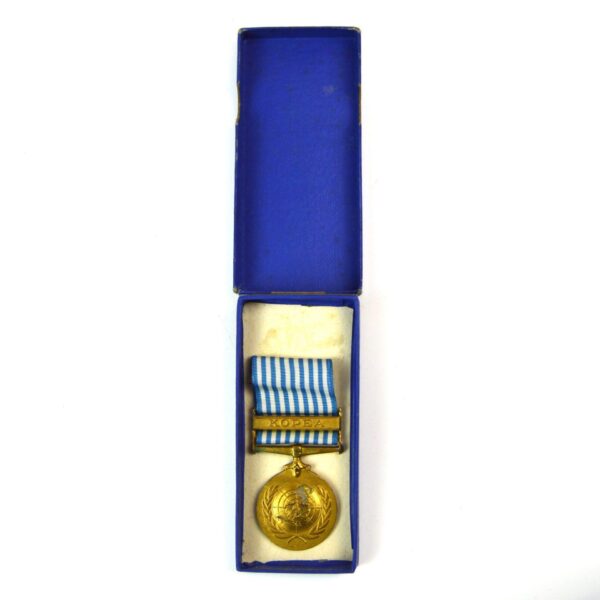 Greek UN Korea War 1950-1953 Medal in Box