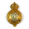 Restrike 7th Queen's Own Hussars King's Crown Cap Badge