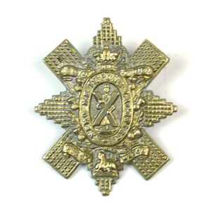 Restrike Royal Highlander's (Black Watch) Victorian Crown Glengarry Badge