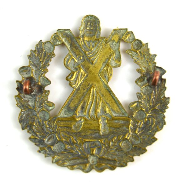 Queen's Own Cameron Highlanders Glengarry Badge (Without Scroll), Gilding Metal Restrike - Image 2