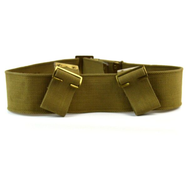 British 1908 Pattern Webbing Belt, Small, Marked Charterhouse 1919 - Image 2
