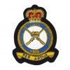 Royal Air Force Regiment Embroidered Blazer Badge, Queen's Crown