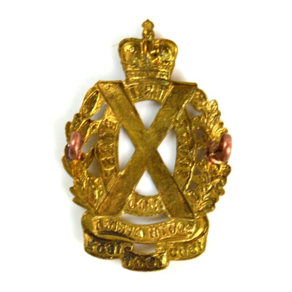 Restrike Scottish Horse Regiment Cap Badge - Image 2