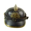 German Firemen's Leather Pickelhaube Helmet