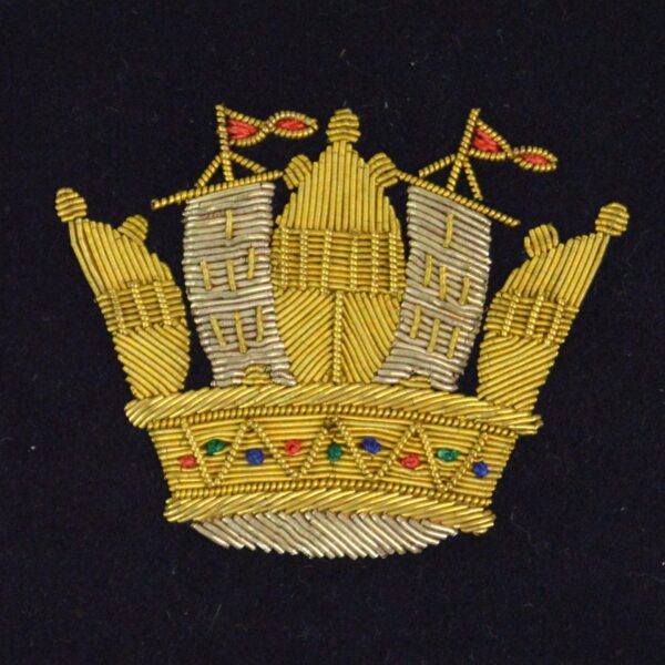 Merchant Navy Embroidered Blazer Badge