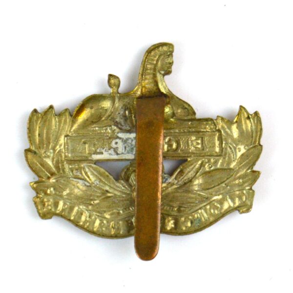 Gloucestershire Regiment White Metal Cap Badge, Original - Image 2