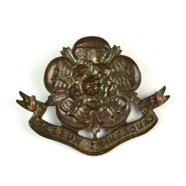 Lancashire Hussars Imperial Yeomanry Cap Badge, Bronzed Restrike - Image 2
